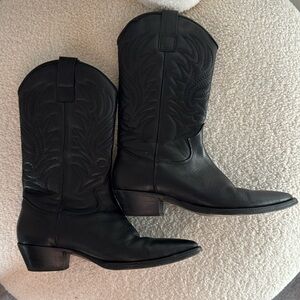 Steve Madden Congo Black Leather